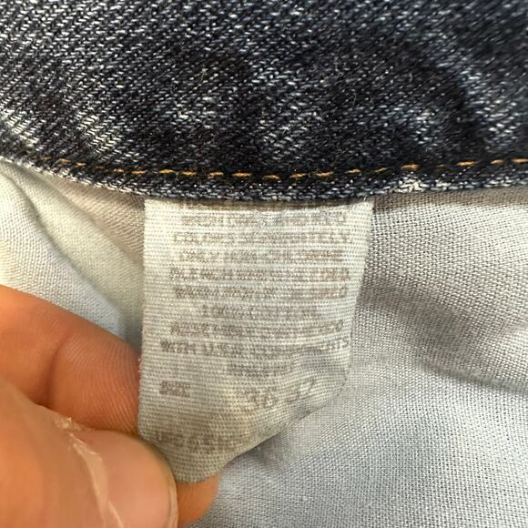 Vintage Wrangler Silver Edition Jeans Men's‎ Size 36x32 Blue Denim - Picture 3 of 7